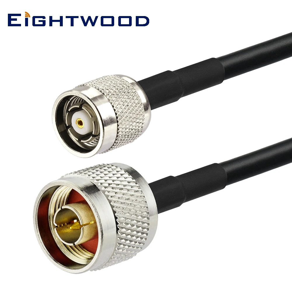 

Eightwood N Male to RP TNC Male Adapter Extension Cable RG58 1m for WiFi Antenna Hotspot Booster Router Repeater Amplifier Modem