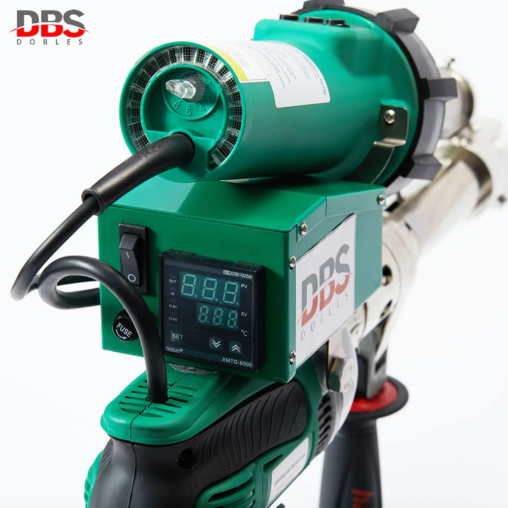 Plastic Extrusion Welder Gun with Double Heating System for Welding Repairing PP Plank,HDPE Pipe ,Water Tank DBS-600D