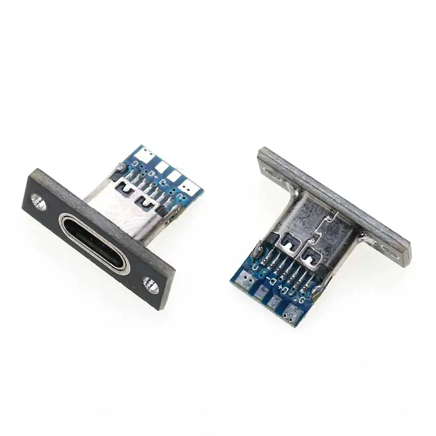 1PCS Type-C Female Double-sided Positive and Negative Plug-in Test Board USB3.1 With PCB Board Connector Data Charging Port