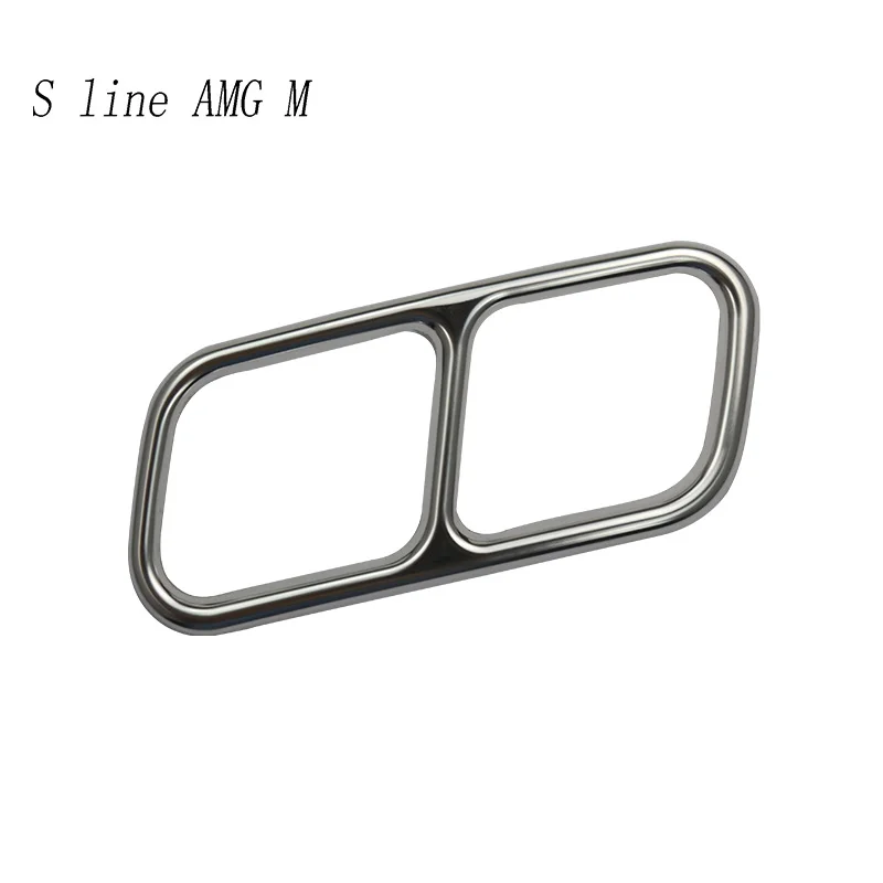 تصفيف السيارة لسيارات BMW 7 Series F01 F02 الملحقات الخارجية السيارات الذيل الحلق العادم الأنابيب الديكور غطاء ملصق و الشارات التشذيب