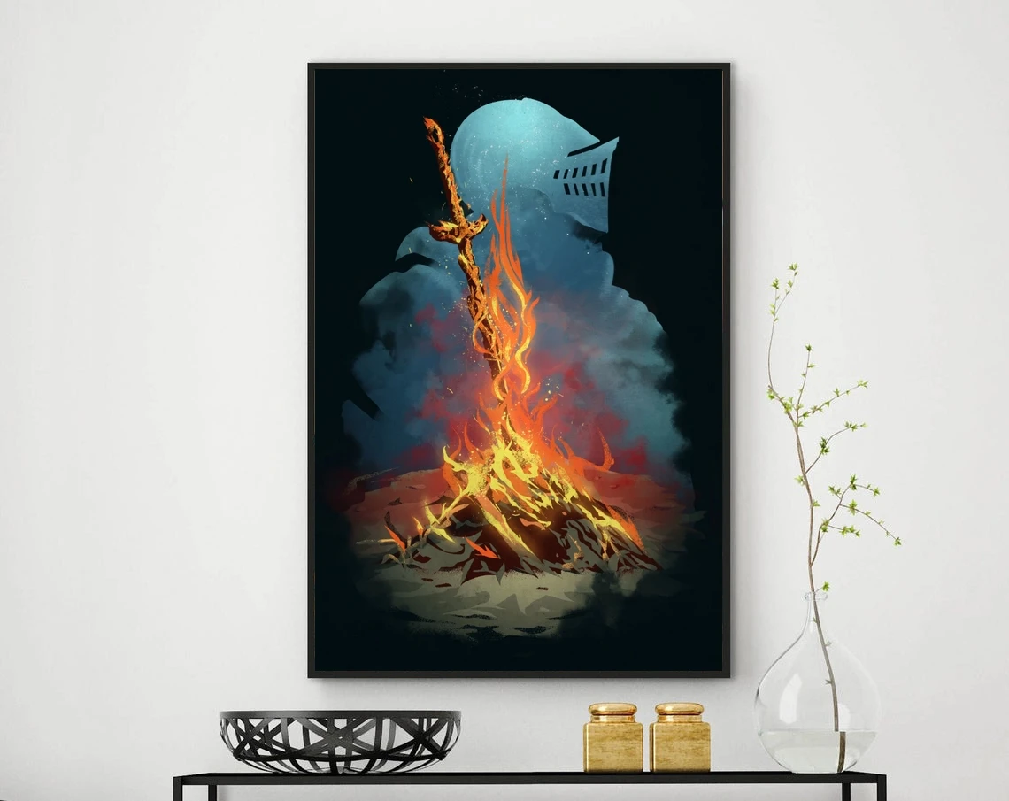 Dark Souls Game Poster Home Decoration Wall Painting (No Frame)