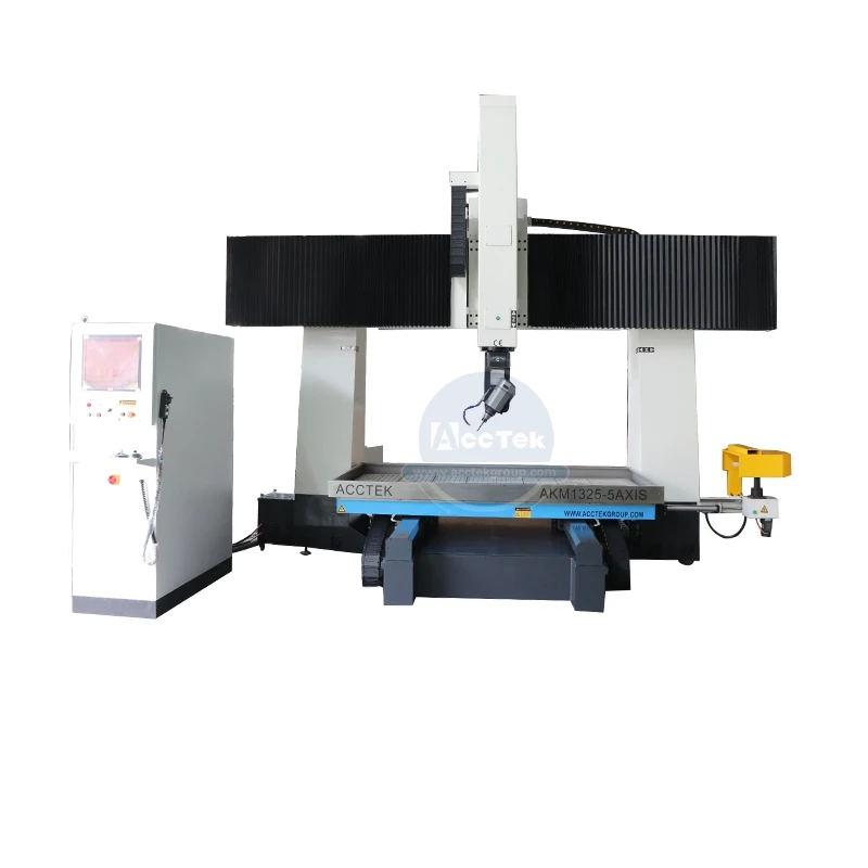 Macchinari per router CNC Atc a 5 assi AccTek AKM1325 con elevata velocità di lavoro