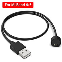 Replacement Charging Cable For Xiaomi Mi Band 6/5/4/3 Charger Cord For Mi Band 6/5 USB Charger Dock Smart Accessories For Miband