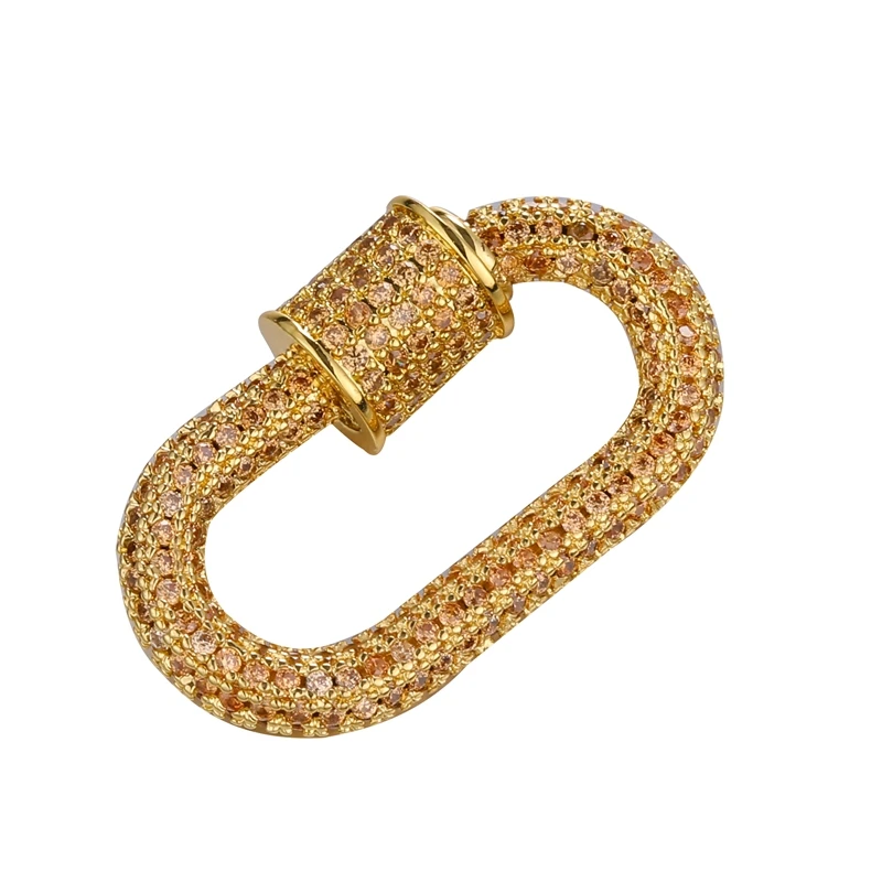 Juya DIY Neue Designer Kostüm Schmuck Machen Liefert Handgemachte Dekorative Anhänger Karabiner Verschluss Schraube Lock Verschlüsse Großhandel – Detail 7