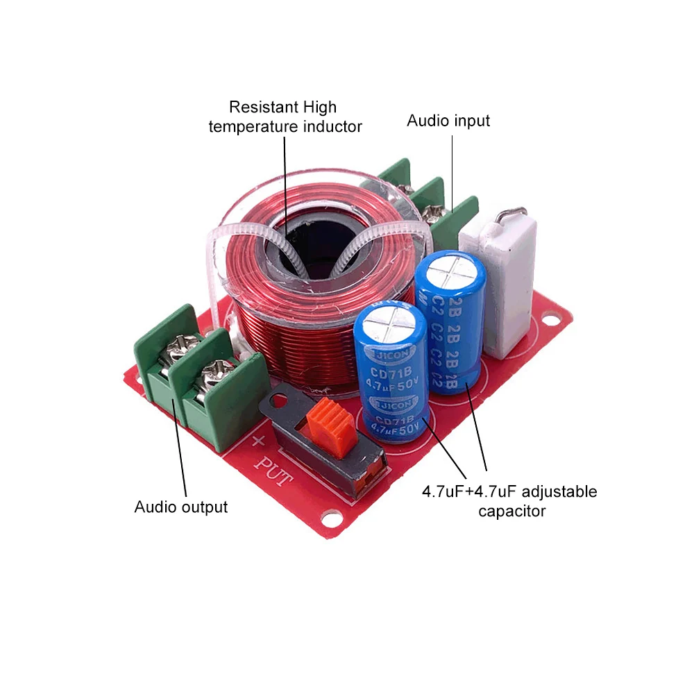 AIYIMA قابل للتعديل LCR الشق تصفية مجموعة كاملة مكبرات الصوت تصفية القرن الصياد 4-8 أوم كامل المدى المتكلم