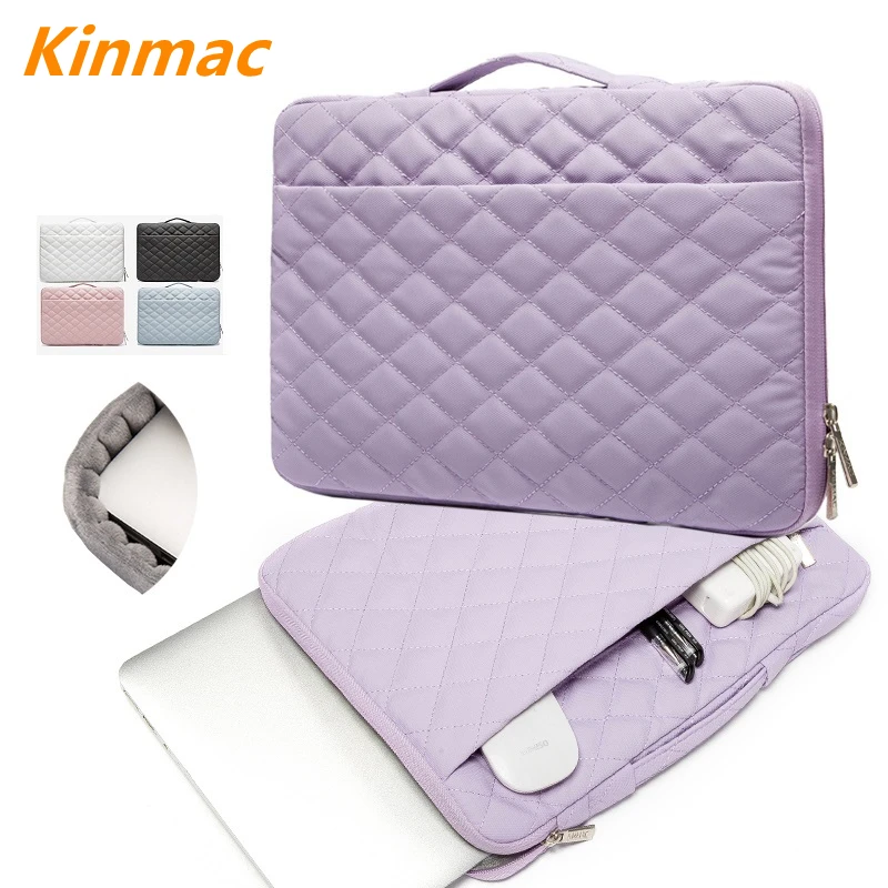 Brand Kinmac Laptop Bag 12,13,14,15,15.6 Inch, Women Lady Man Handle Sleeve Case For MacBook Air Pro13.3 Briefcase Dropship kc58