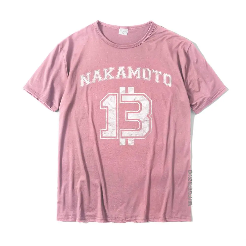 Satoshi Nakamoto Bitcoin Logo College Team Style Distressed T-Shirt Tops T Shirt Oversized Unique Cotton Men T Shirts Casual