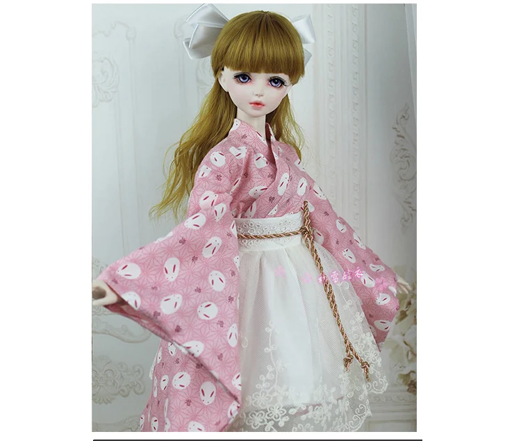 1/6 1/4 1/3 BJD Accessories doll clothing  Japanese kimono yukata + skirt for BJD/SD,not include doll,shoes,wig and other E2495A