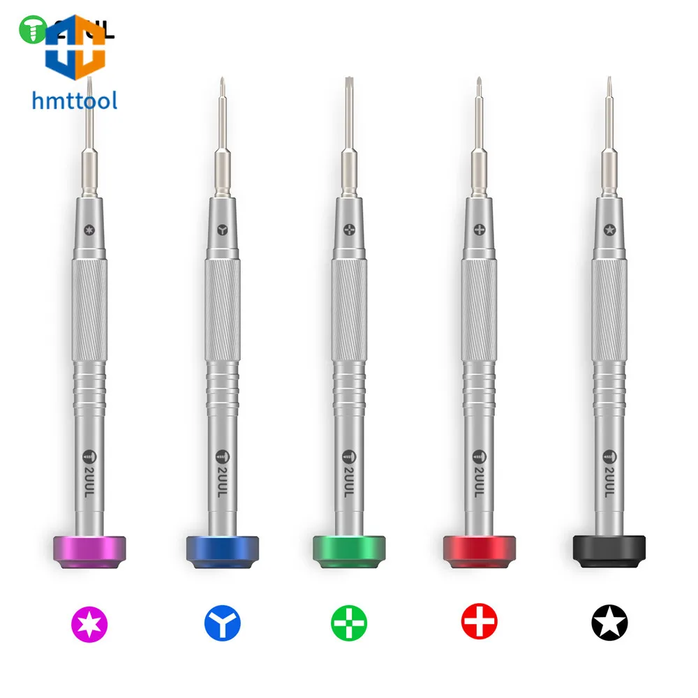 2uul Combat Type Precision Screwdriver Hard and durable for IPHONE IPAD Clocks Watches Repair Tools Integrated Forming