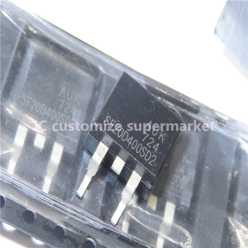 10 개/몫 SF20D400D2 TO-263 400V 20A SMD Triode