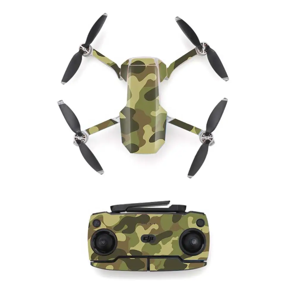 Cool Camouflage Style Waterproof skin Sticker for DJI Mavic Mini Drone And Remote Controller Decal Vinyl Skins Cover 6 Styles