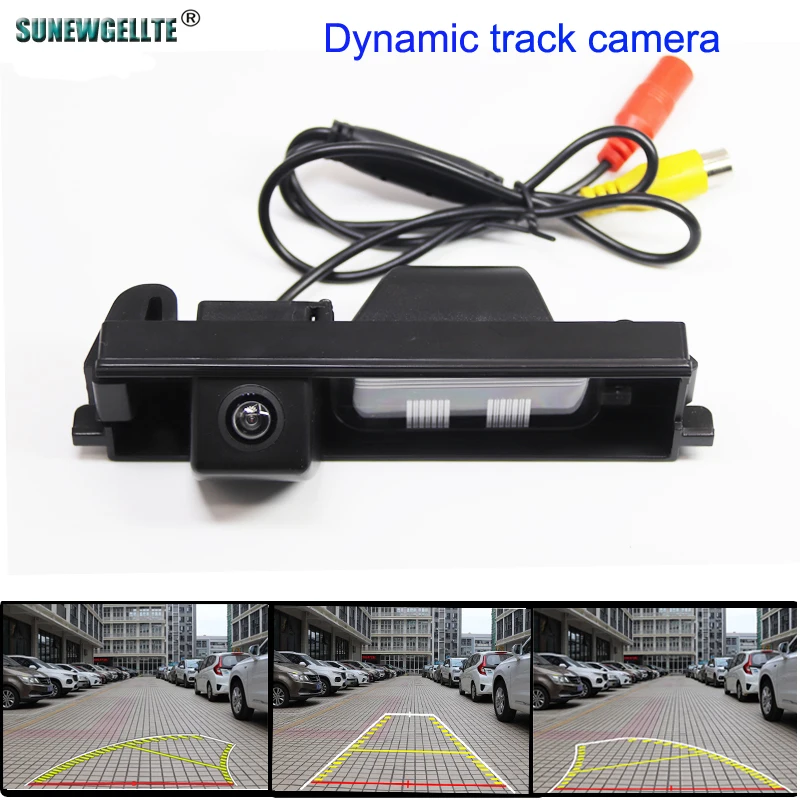 

Intelligent Dynamic Trajectory Tracks Rear View Camera Backup Reverse Parking Camera For Toyota RAV4 RAV-4 2000-2012