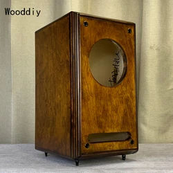 Wooddiy Customized 6.5 inch Birch Plywood Speaker Empty Cabinet Minima Vintage One Pair Classic Box HIFI DIY Full-range