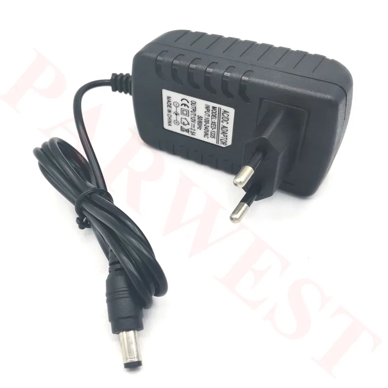 EU US Plug  Adapter AC110V 220V to DC 12V 2A 5.5*2.1mm power jack plug Power Supply For LED Strip Light Transformer Adapter