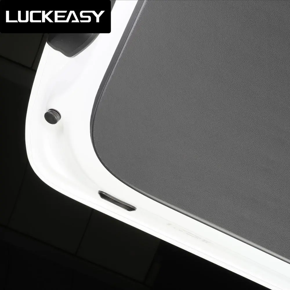 LUCKEASY For Tesla Model X 2017-2021 Rear Trunk Door Anti Kick Pad Auto Accessories Protection Side Edge Film Protector Stickers