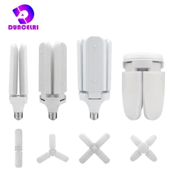 LED yelpaze ampul 24W 45W 60W E27 LED ışık ampul AC 220V katlanabilir UFO lamba 360 derece lampada LED lamba soğuk beyaz spot