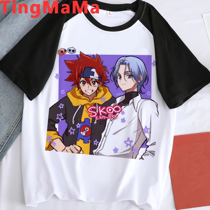 New Japanese Anime SK8 The Infinity T Shirt Men Kawaii Cartoon Skateboard Boys Tshirt Funny Skate Infinity Graphic Tees Male