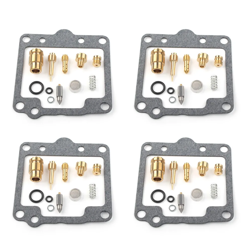 4 SETS Motorbike Repair Card Carburetor Rebuild Kits For Suzuki GS550E GS550L GS550M GS550T GS 550