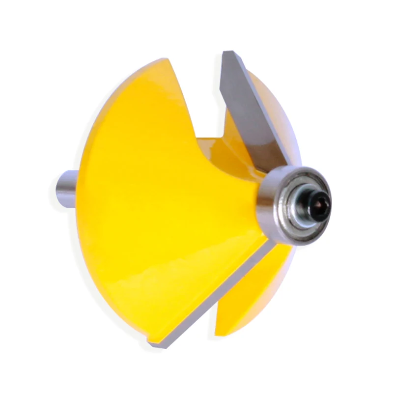 CHWJW 1PC 1/4" Shank Large 45Degree Chamfer & Bevel Edging Router Bit  woodworking cutter woodworking bits