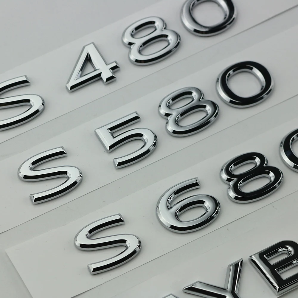 1 шт. 3D боковая эмблема Maybach, наклейка с логотипом автомобиля, наклейка на задний бампер, дверь, багажник S480, S580, S680, аксессуары для наклеек