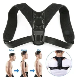 Men Woemen Adjustable Clavicle Posture Corrector Upper Back Brace Shoulder Lumbar Support Belt Corset Posture Correction