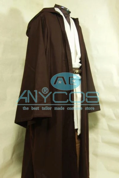 Costume Cosplay Obi Wan Costume tunica mantello costumi di Halloween per uomini adulti
