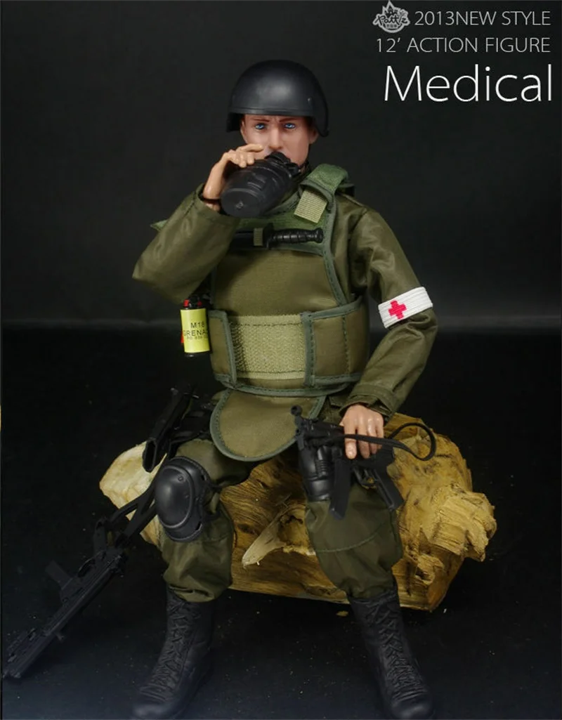 1/6 Medical Guard Soldier NB04A Figure Set Body Head Clothes 12 "Action Military