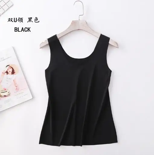 Ropa mujer new vest tops sexy sleeveless crop top women ice silk tank top female T-shirt bottoming shirt seamless underwear 5XL