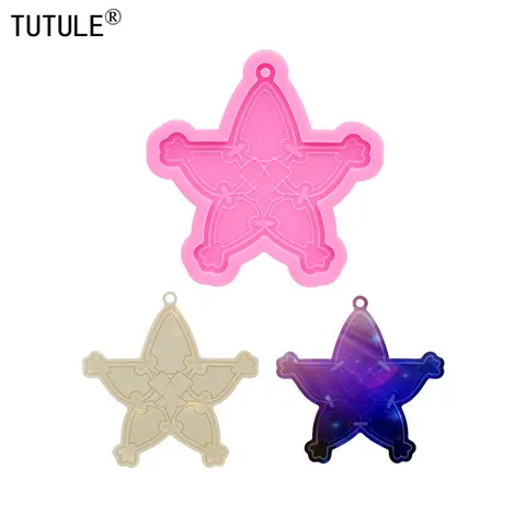 Wayfinder KH molds Shiny Necklace Polymer Clay Mold Earring Kawaii Keychain Resin Kingdom Hearts Silicone Mold