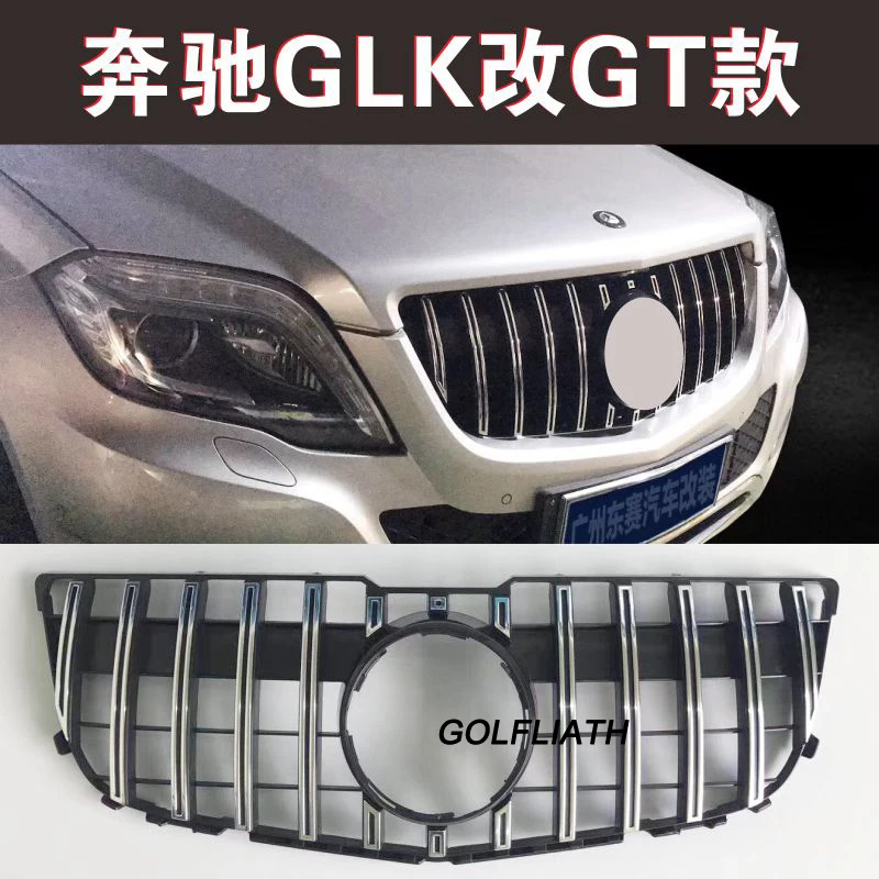 GLK GT Grille For Mercedes Benz GLK Class X204 Facelift Front Bumper Grille 2013-2015 SUV GLK250 GLK300 GLK350 front grille