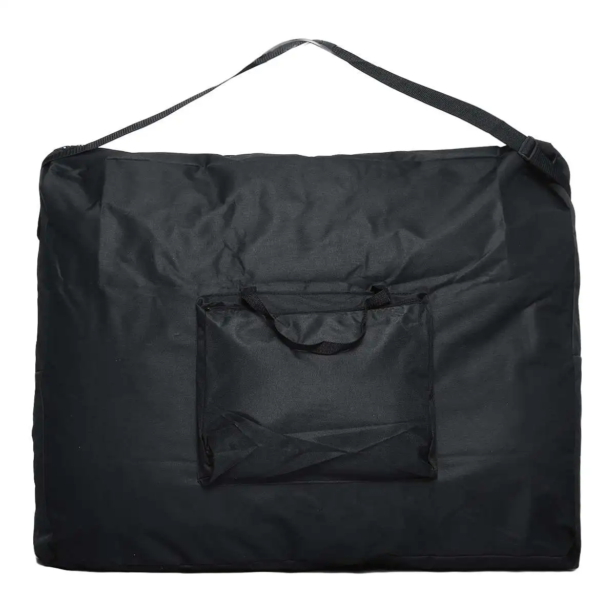 Oxford Cloth Folding Storage Carry Bag, Bolsa preta para mesa de massagem Bolsa para Nail Desk Beauty Bed