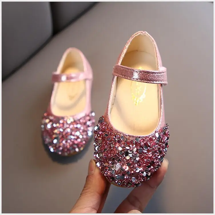 Children Fashion Shoes Girls Princess Shoes Glitter Children Baby Dance Shoes Casual Toddler Girl Sandals 2021 New