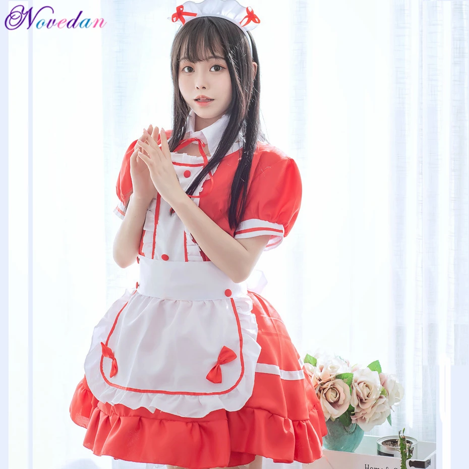 Crossdressing Halloween Costumes For Men Women Plus Size Sissy Maid Uniform Anime Cosplay Sweet Gothic Lolita Dress