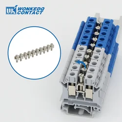 FBI Series FBI10 FBI2/FBI3-20 Jumpers For UK Connector FBI 10-4/5/6/8/10/12/15 DIN Rail Terminal Block Accessories Fixed Bridge