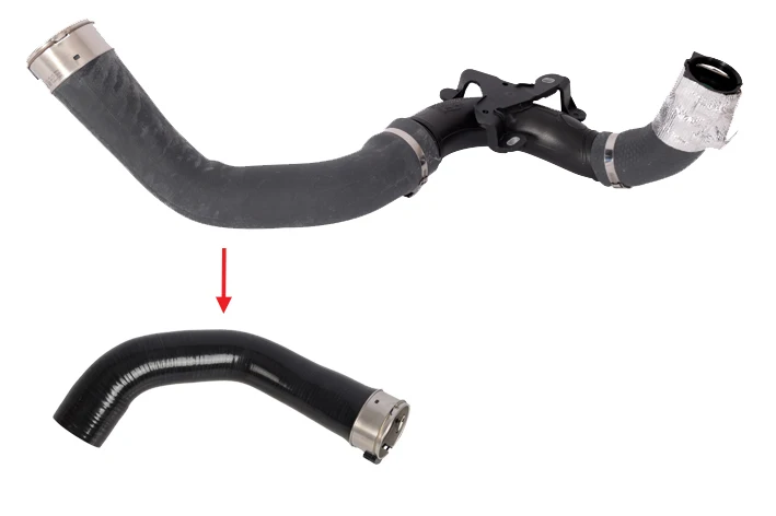 TURBO HOSE EXCLUDING PLASTIC PIPE BIG HOSE SHOWN WITH ARROW 144602500R