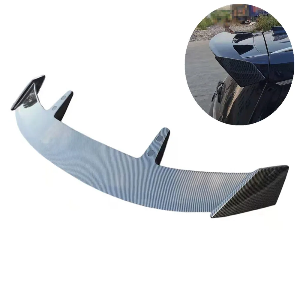 

General racing spoiler, ABS non-perforated rear spoiler GT front wing, used for suv hatchback Peugeot 206 Golf 7 Fit Focus