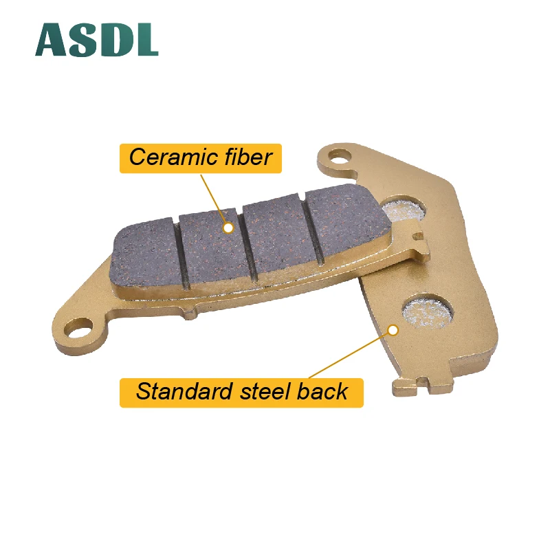 Motorcycle Front & Rear Brake Pads For Suzuki GSF 600 Bandit 1995-1999 For BMW C 600 650 For Kawasaki KLE 300 650 Z 650 750 800