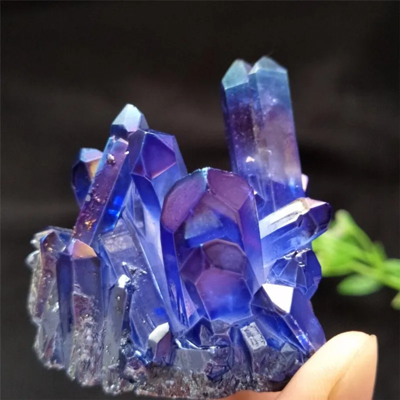 90g Aura quartz crystal titanium bismuth silicon cluster