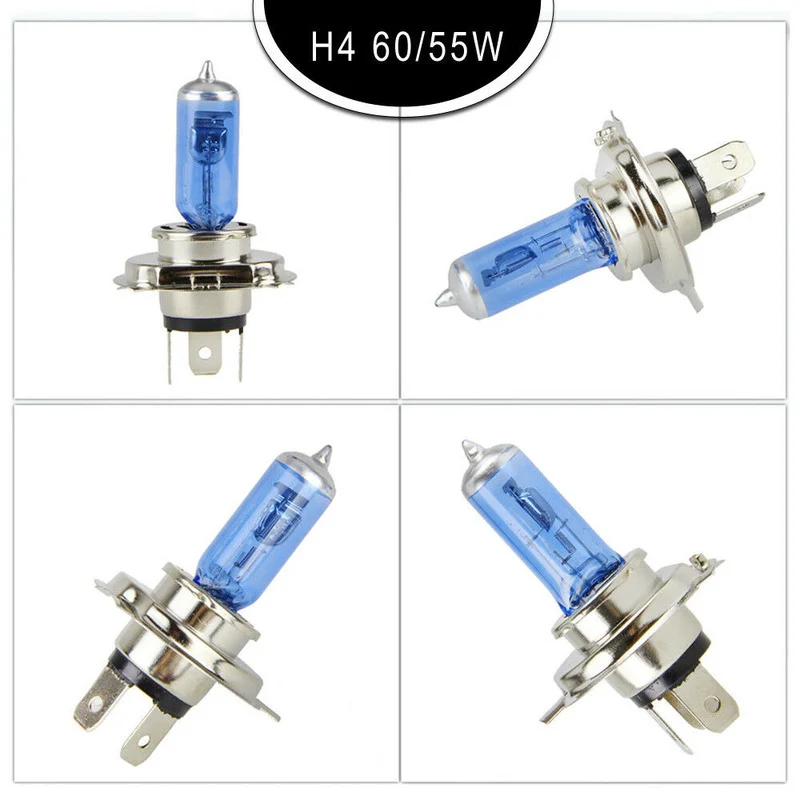 

Car Headlight Bulb H4 HID Xenon Super White 12V 60/55W Halogen Light Replace Bulb Trim Waterproof Interior Parts Car Accessories