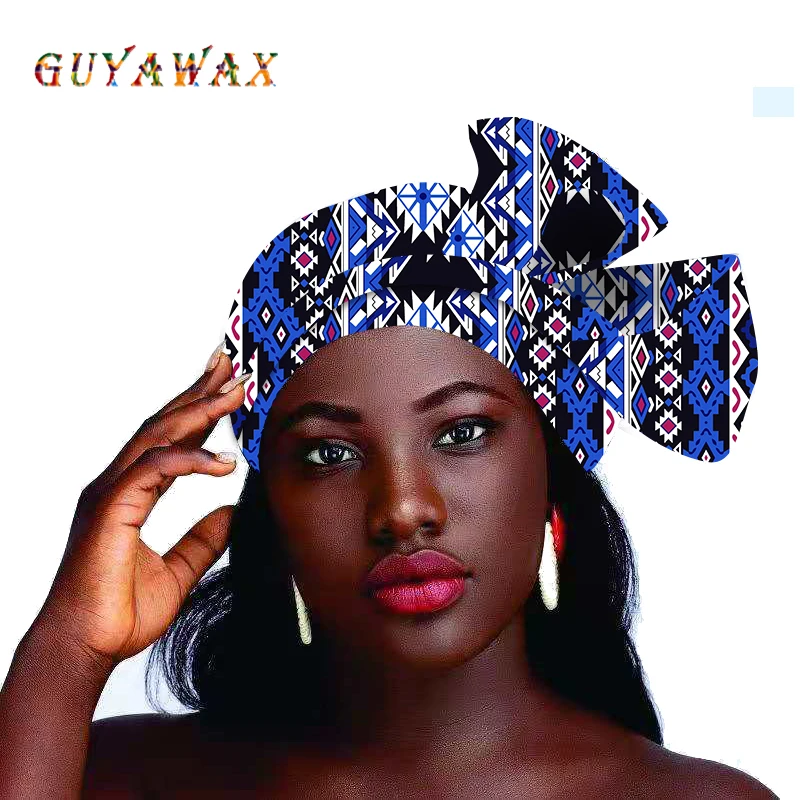 Women Headscarf Hats Long Head Scarf Headcover Turban Shawl Warp Hair African Headwrap Bohemian Headwrap Lady Hair Accessories