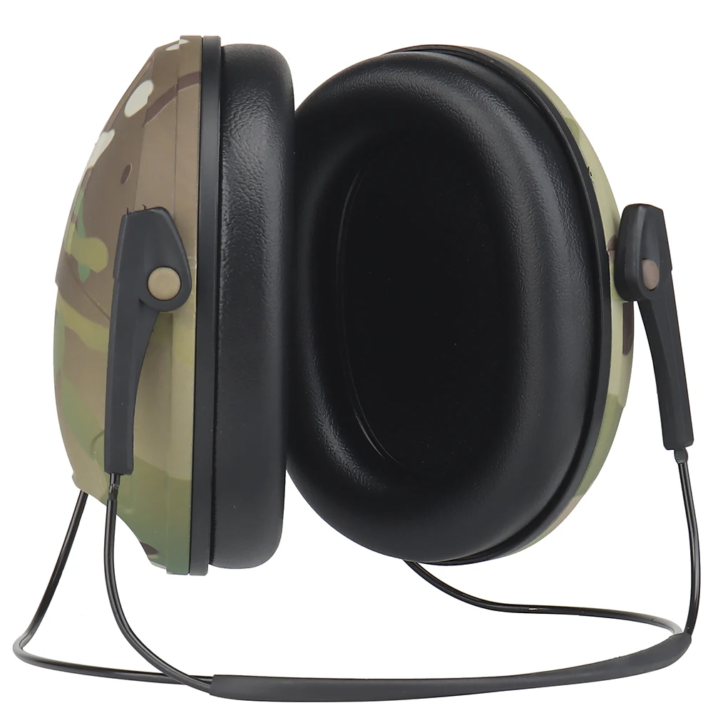 IPSC Shooter Rear Mounted Headset Anti Noise Earphone Ear Protector Hearing Protection Headphones Earmuff Sound Reduction