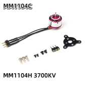 AEORC Brushless Motor CH05M 1104H 3700KV with Air Duct Brushless Outrunner Motor for RC Aircraft Plane Airplane Multi-copter