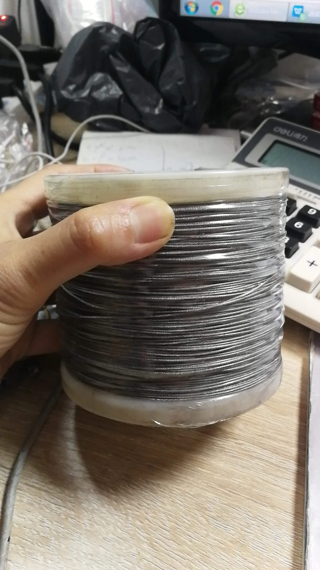 PVC Coating 50M/100M 0.6mm/0.8mm 7X7 Construction 304 Stainless steel Wire rope Softer Fishing Lifting Cable