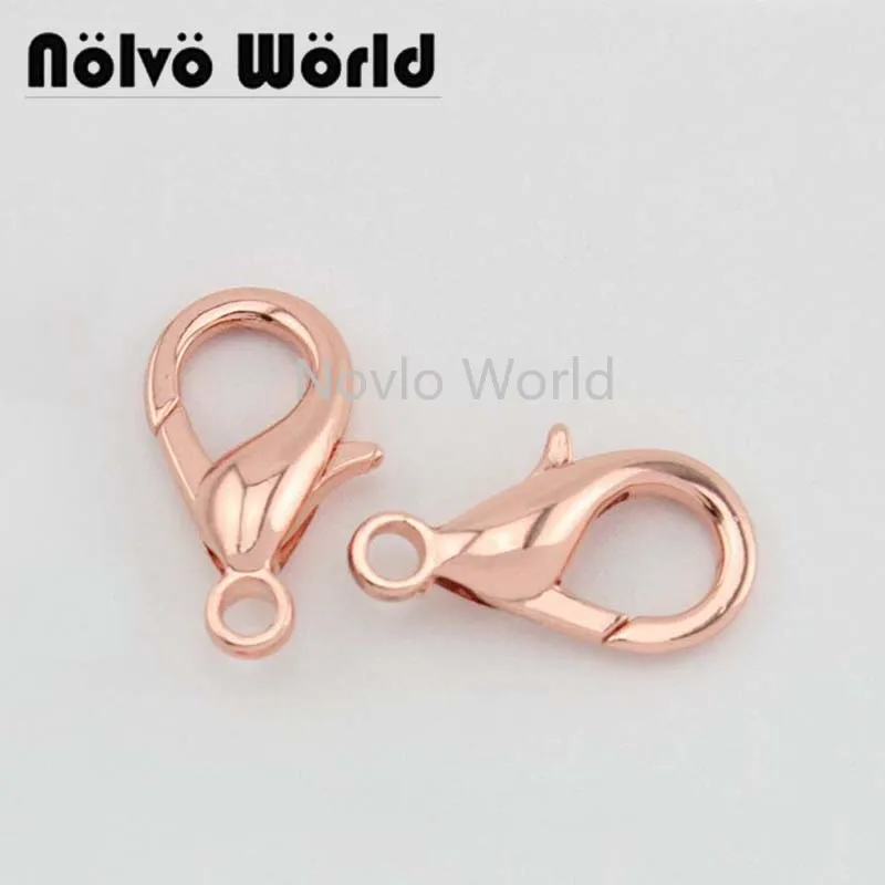 

Nolvo World 5-20-100pcs 23*13mm bags strap chain buckles lobster clasp lobaster carabiner snap hook