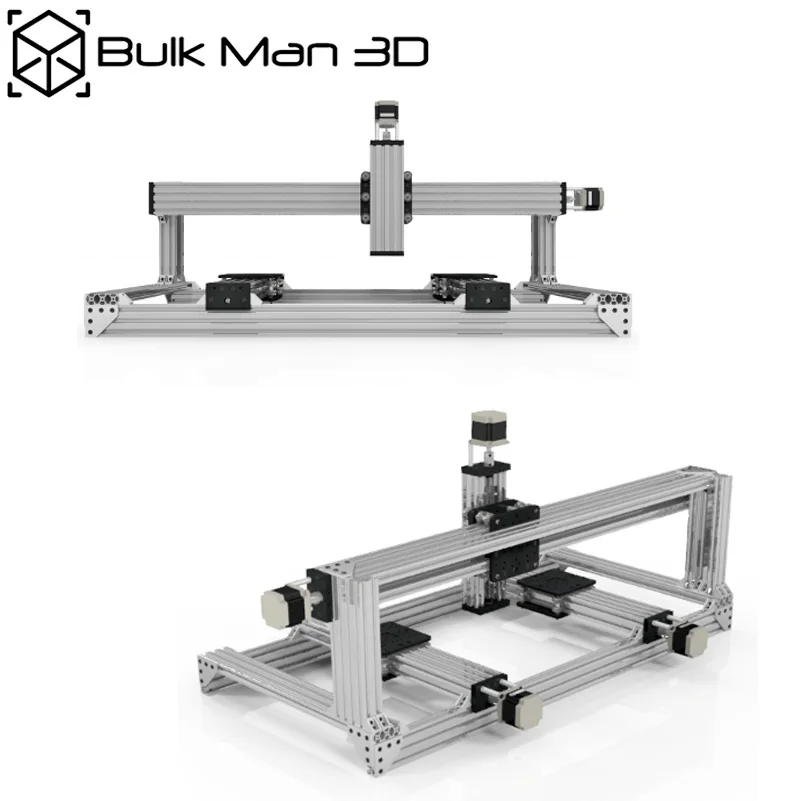 20%OFF BulkMan3D 4Axis C-Beam XL Large Machine Mechanical Bundle Kit with High Torque 2.45N.m Nema23 Stepper Motors