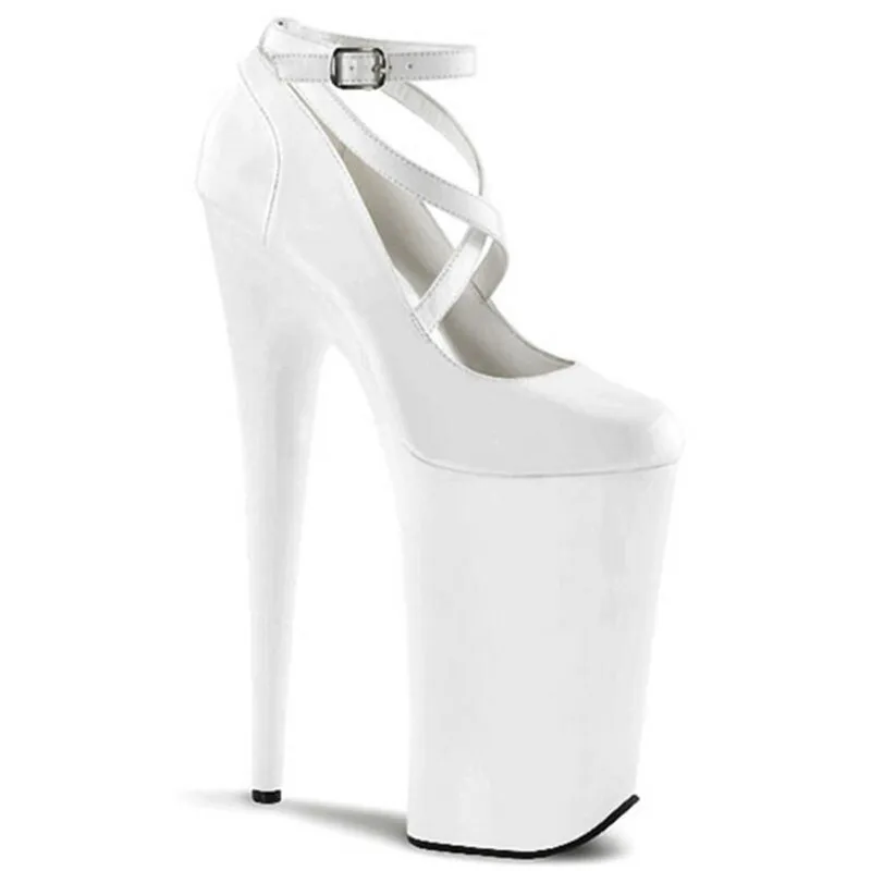 2022 nuove scarpe da donna tacchi alti da donna sexy di alta qualità 20cm stiletto punta tonda impermeabile 10cm 34-45 46