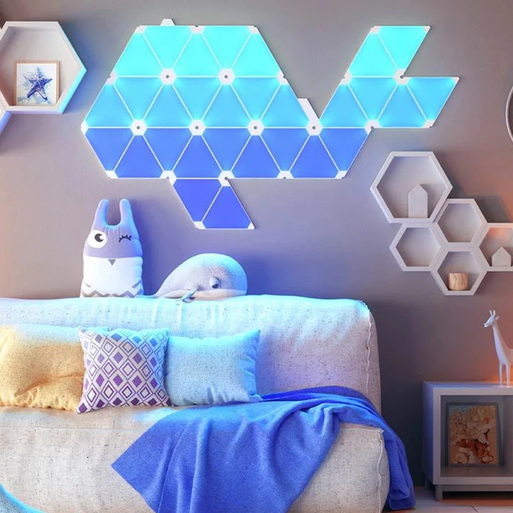 New Original Nanoleaf Triangle Night Full Color Smart Odd Light Work with Mijia for Apple Homekit Google Home Custom Setting