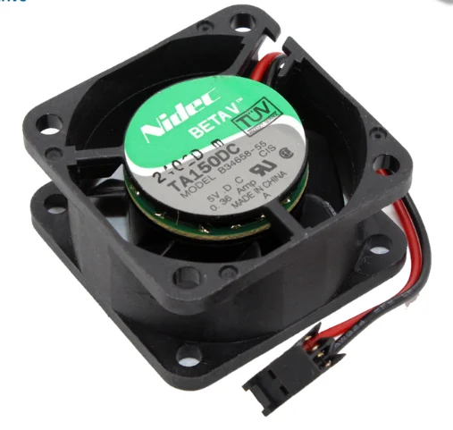 

Nidec B34658-55 DC 5V 0.36A 40x40x20mm 2-Wire Server Cooling Fan