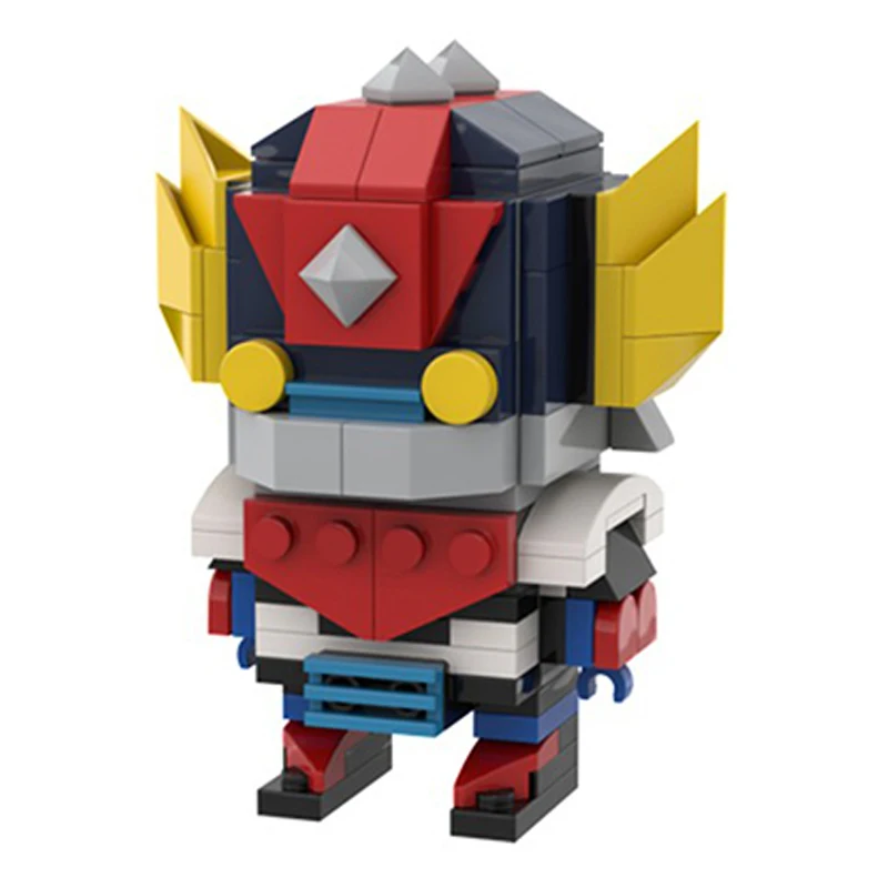 Bricklink Ideas Anime Figures Goldoraked UFO Robot Grendizer Great Mazingered Z Space Technical Mecha Model Building Blocks Toys