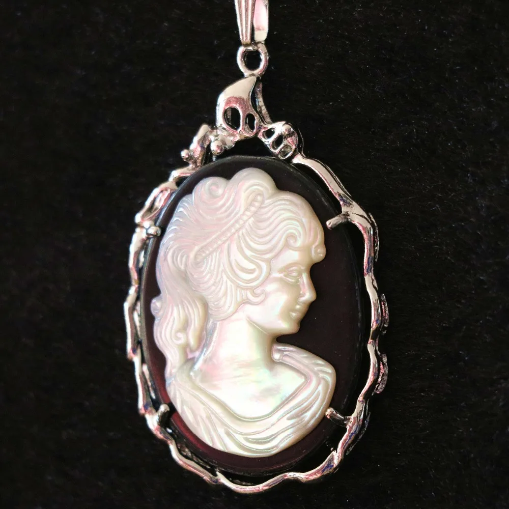 2 estilos elegante mãe branca natural recentemente concha 35x50mm novo pingente oval escultura recém imagem joias B1107